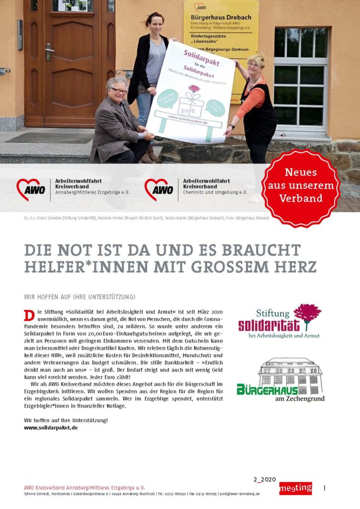 Titelblatt Regionalteil Annaberg und Chemnitz