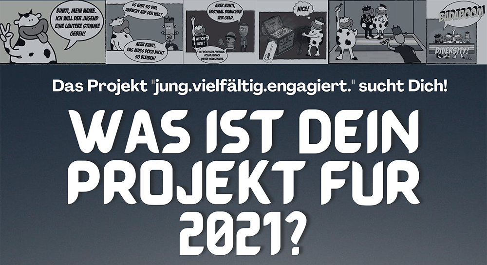 Plakat Was ist dein Projekt für 2021?