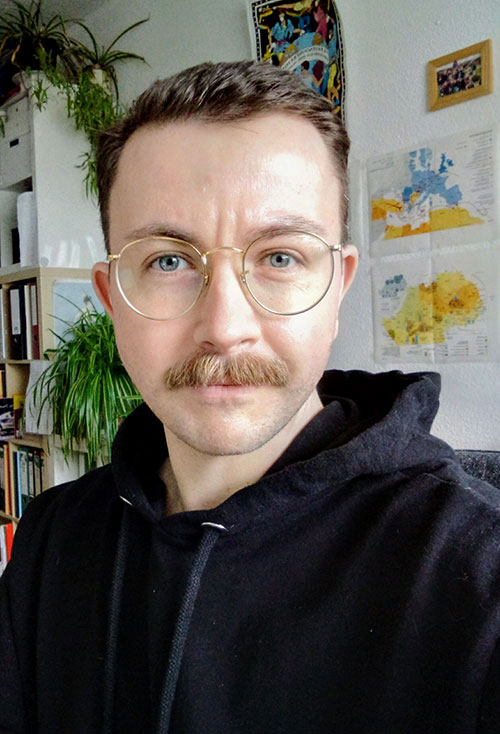 Selfie Foto von Martin Wunderlich im Home Office