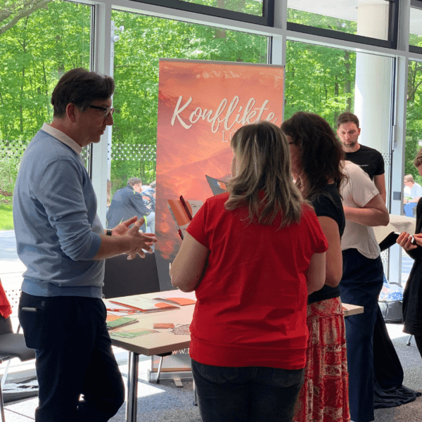 Infostand beim Netzwerkcafé