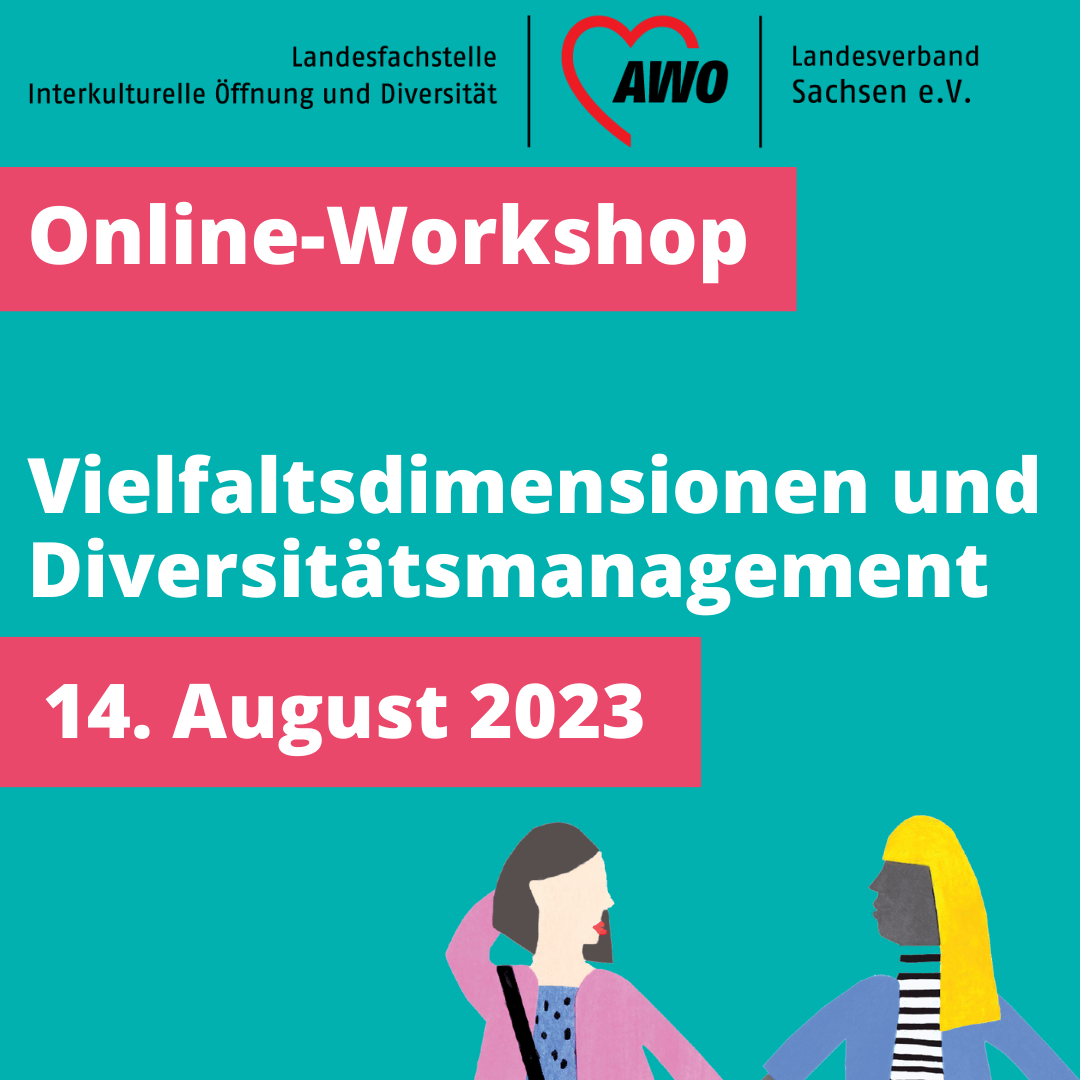 Online Workshop Vielfaltsdimensionen und Diversitätsmanagement am 14.08.23