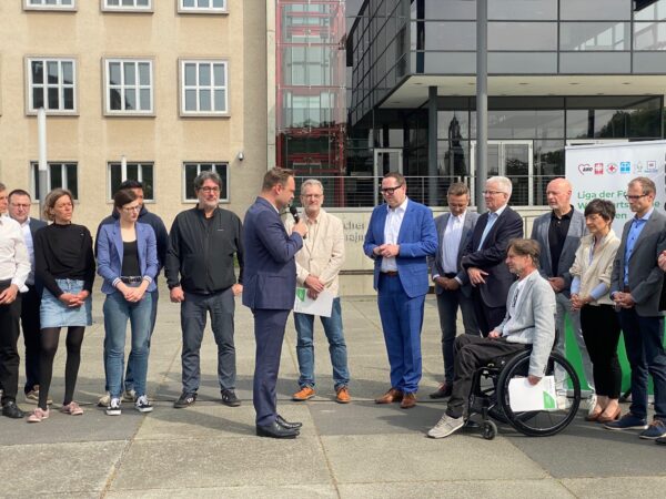 Alexander Dierks bei seiner Antwortrede
