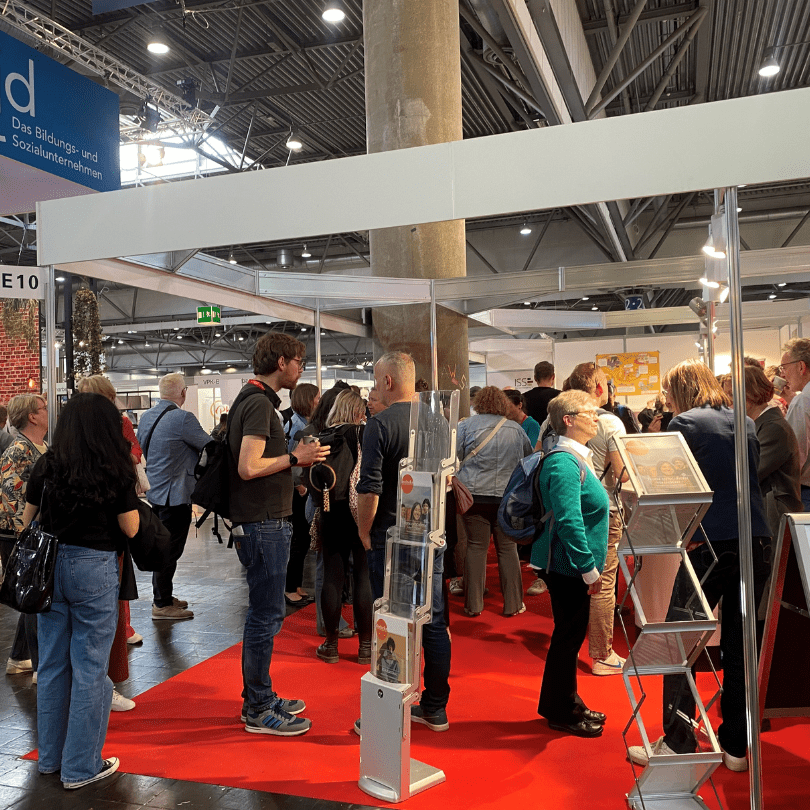 Voller Messestand