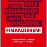 Aktionsplakat zum Tag der Wohnungslosen