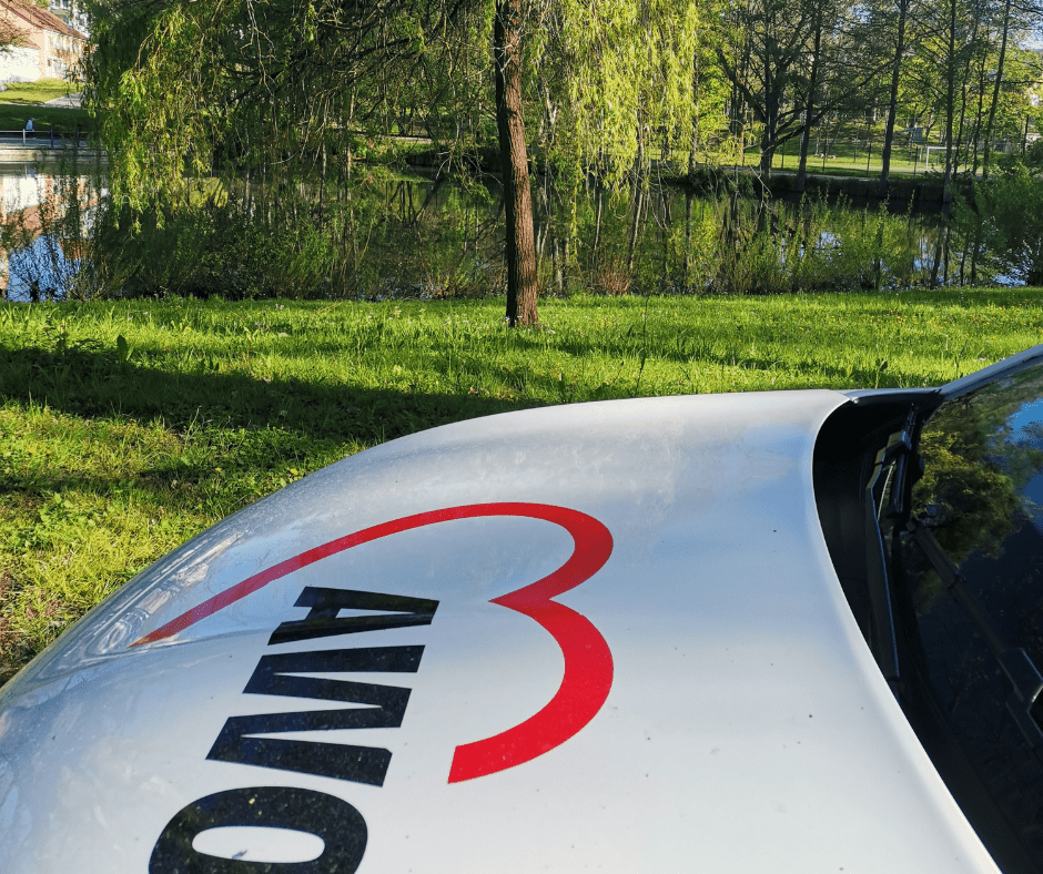 Ein Auto der ambulanten Pflege bei der AWO Chemnitz