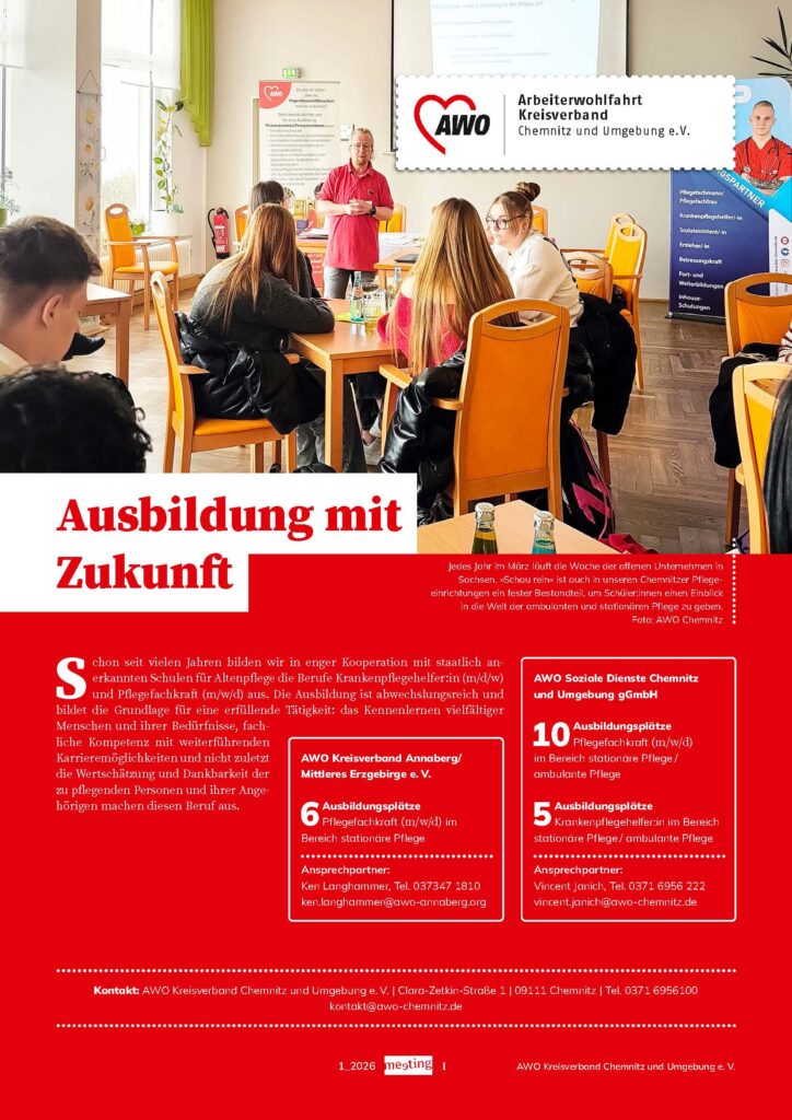 Titelbild der meeting 1_26 Annaberg und Chemnitz