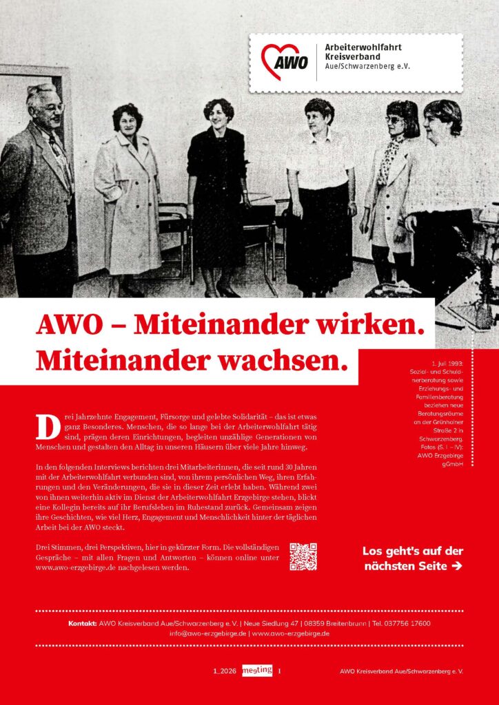 Titelbild der meeting 1_26 Aue