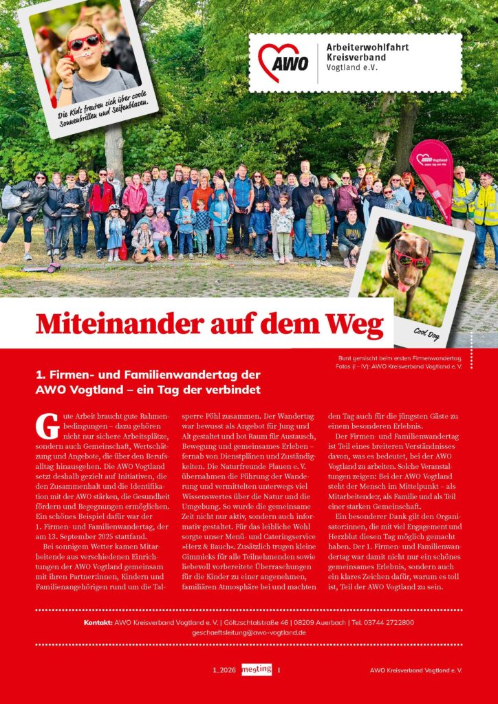 Titelbild der meeting 1_26 Vogtland