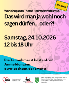 Sharepic zum Workshop Rechtsextremismus